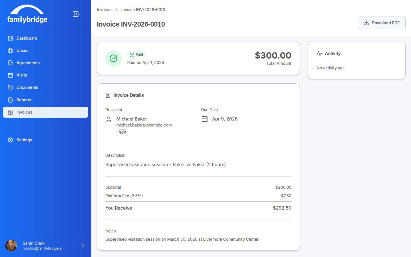 Invoicing & Payments screenshot